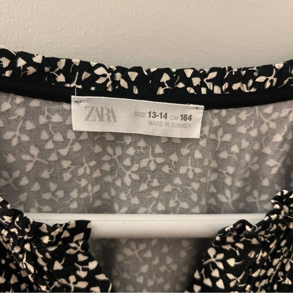 Zara LEAF PRINT DRESS - Junior or Petite - Zara size 13-14 cm 164 - Picture 5 of 11